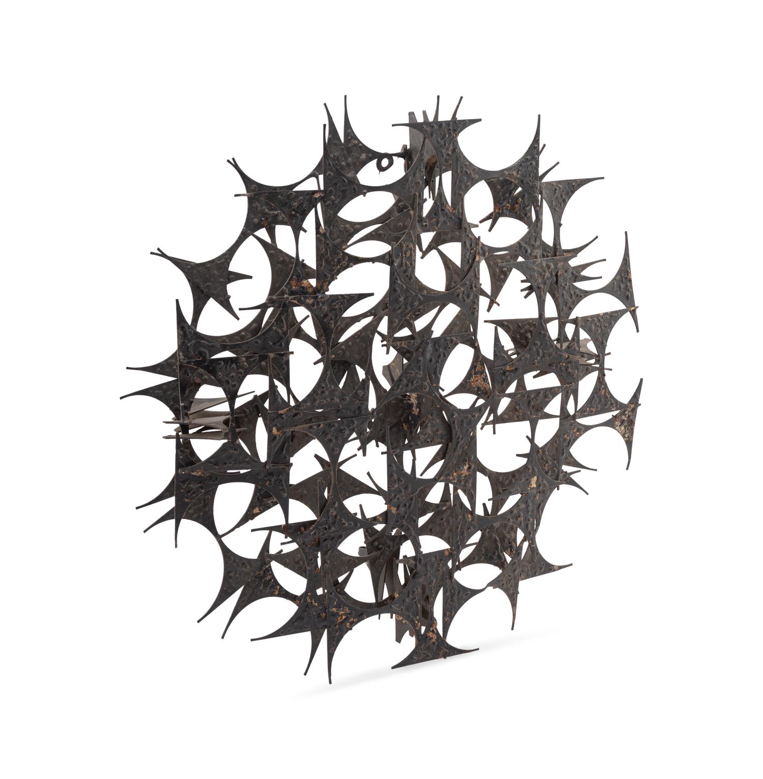 Brutalist Wall Sculpture, c. 1960 Marc Creates, USA