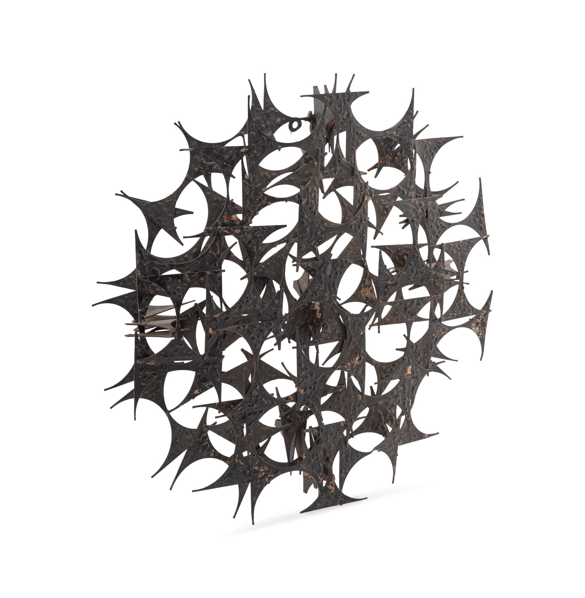 Brutalist Wall Sculpture, c. 1960 Marc Creates, USA
