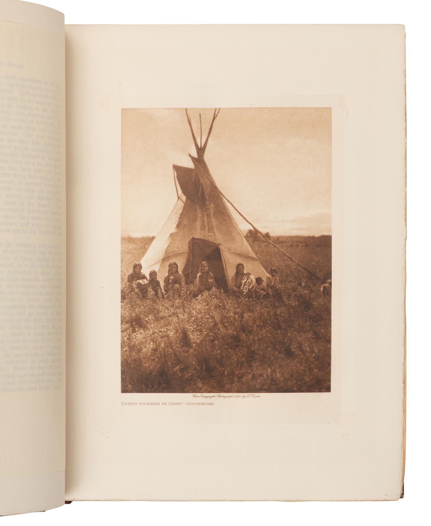 CURTIS, Edward S. (1868-1952). The North American Indian... List of Large Plates Supplementing Volume Sixteen . [Norwood, Massachusetts: The Plimpton Press, 1930].