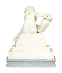 A Continental Carved Marble Figure