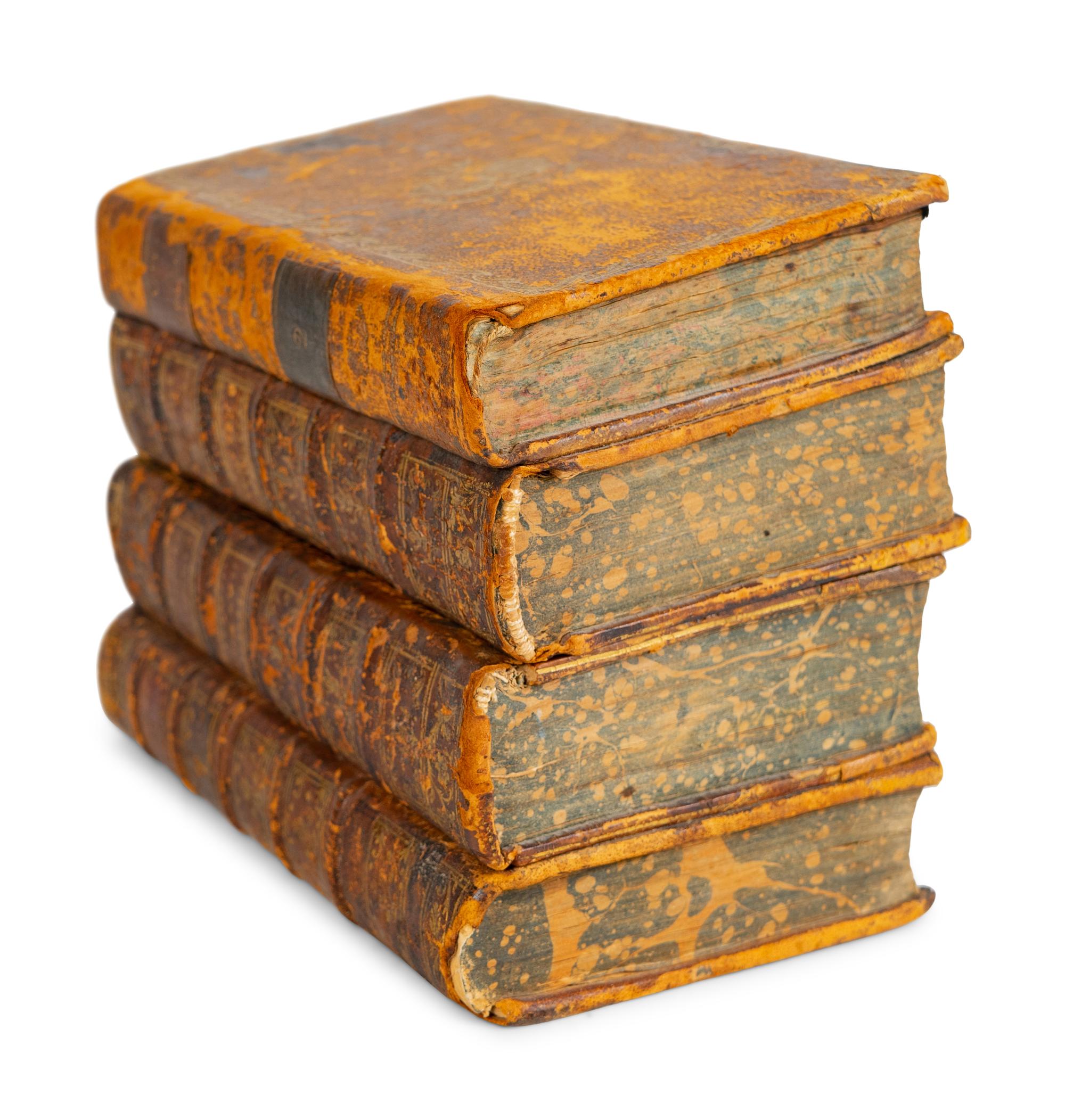 A French Leather Book-Form Cave a Liqueur — 19TH CENTURY