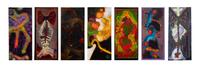 Vegetable Oracle, Grape's Elephant, A Tryst of Ulnas, Untitled, Lung Prisoner, Coronation of the Moth and Spinal Task, c. 1999-2002 (a group of 7 works)