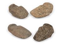 A Group of Granite 3/4 Groove Axes