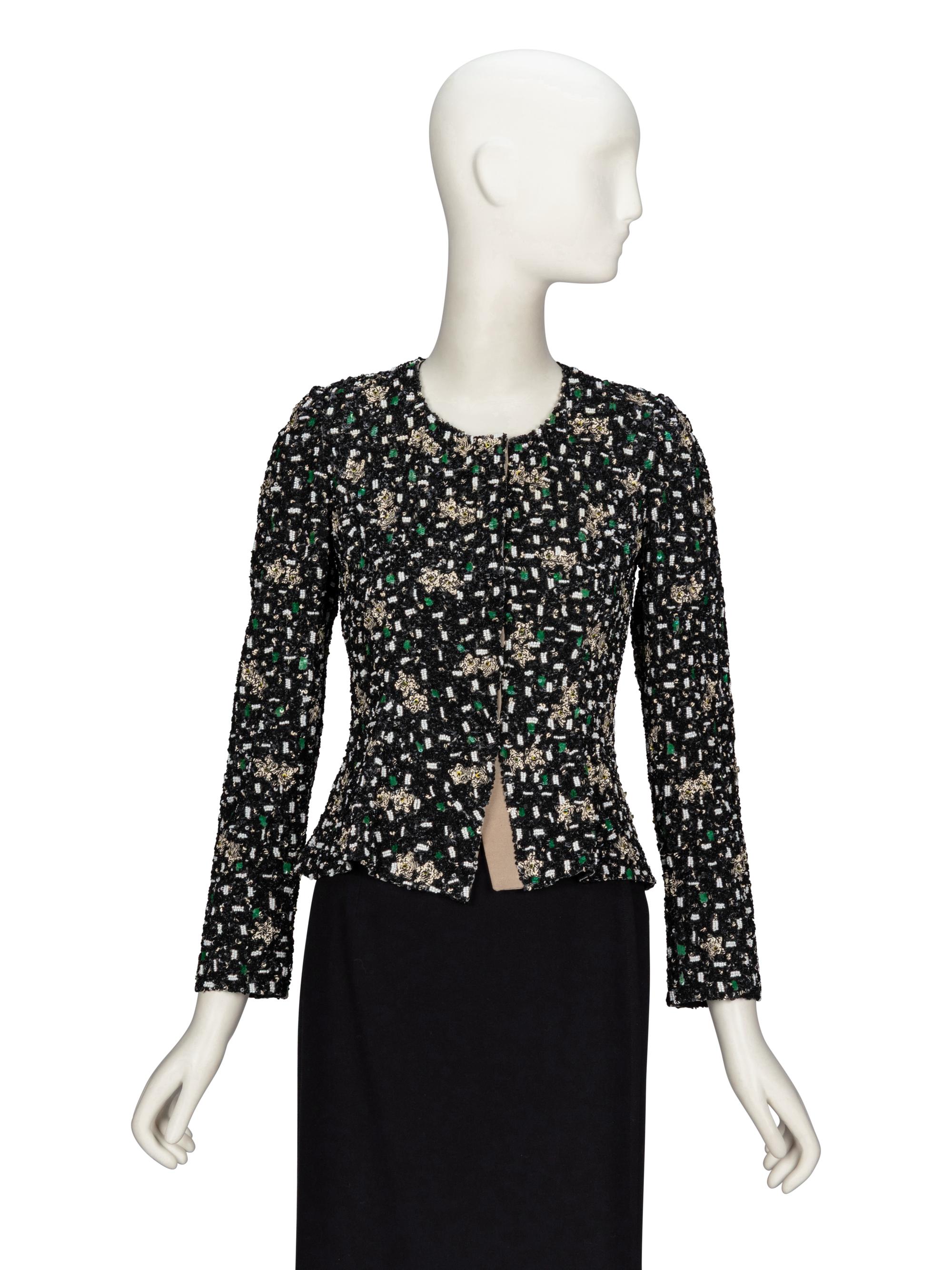GIORGIO ARMANI, FULLY SEQUINED EVENING JACKET