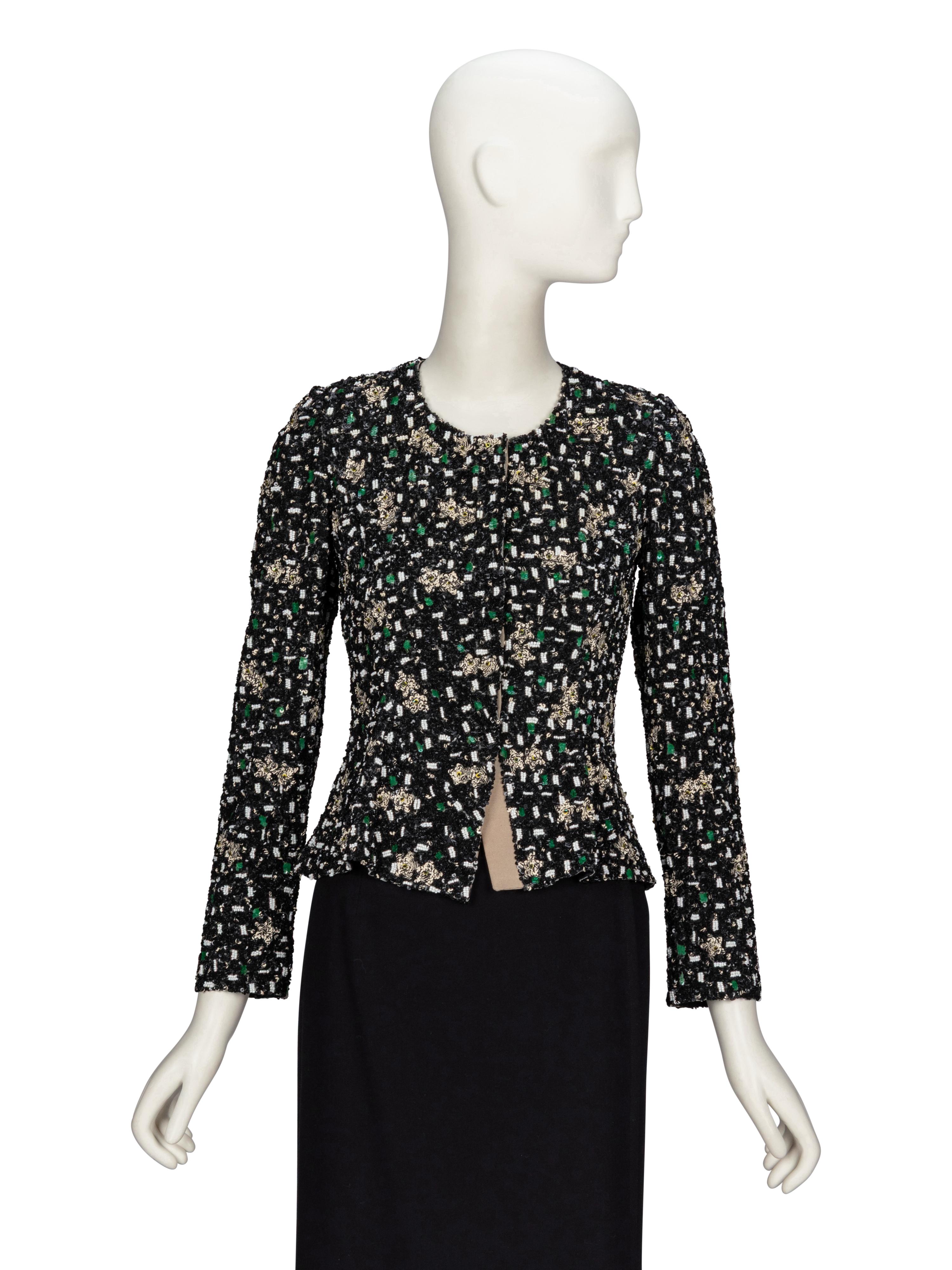 GIORGIO ARMANI, FULLY SEQUINED EVENING JACKET
