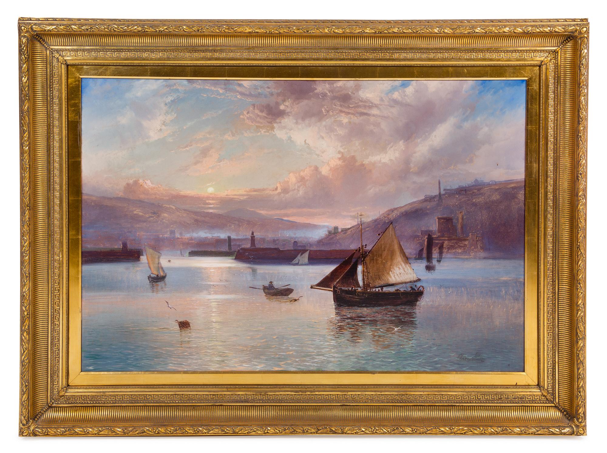 Continental School, (20th Century), Ships at Sea