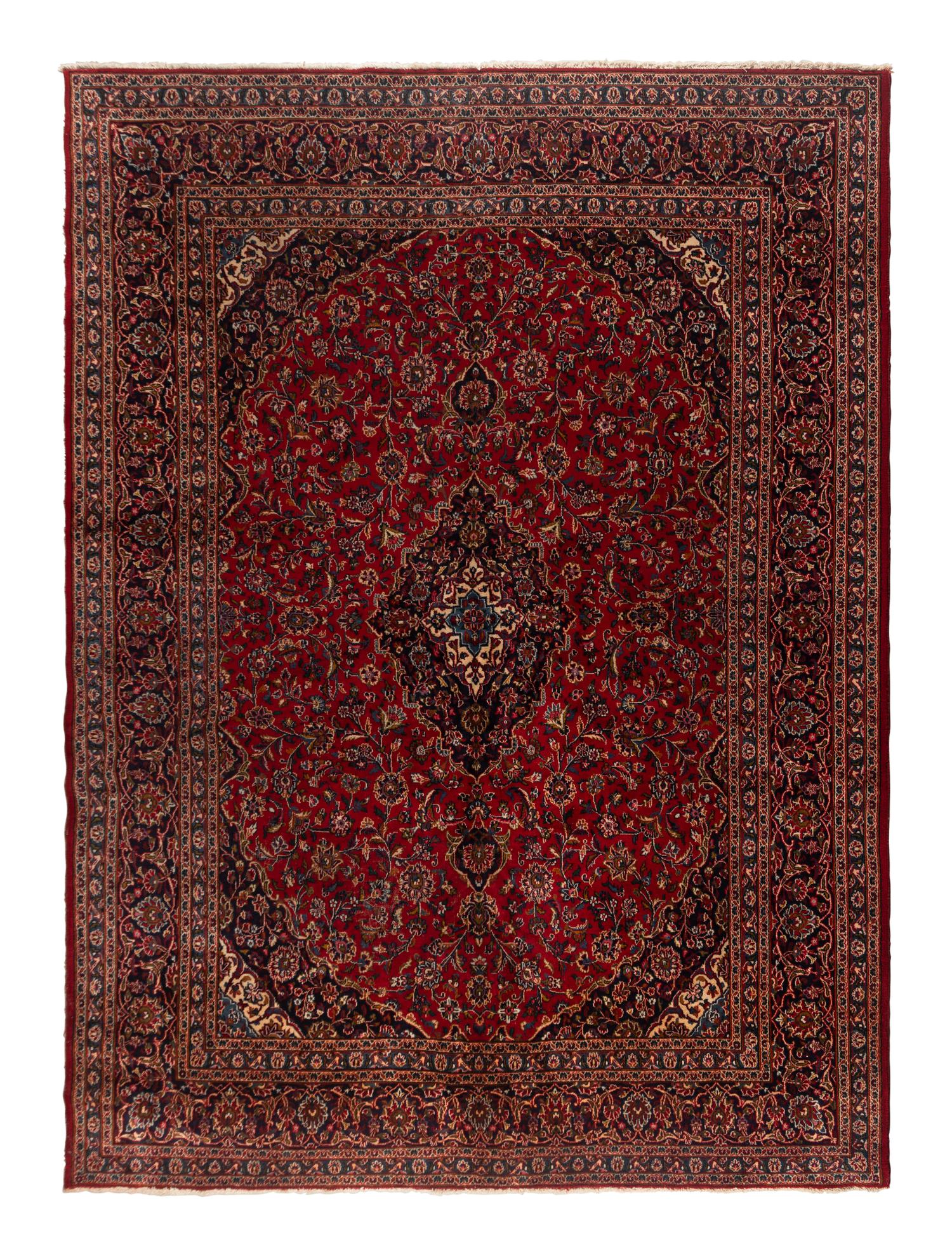 A Kashan Wool Rug