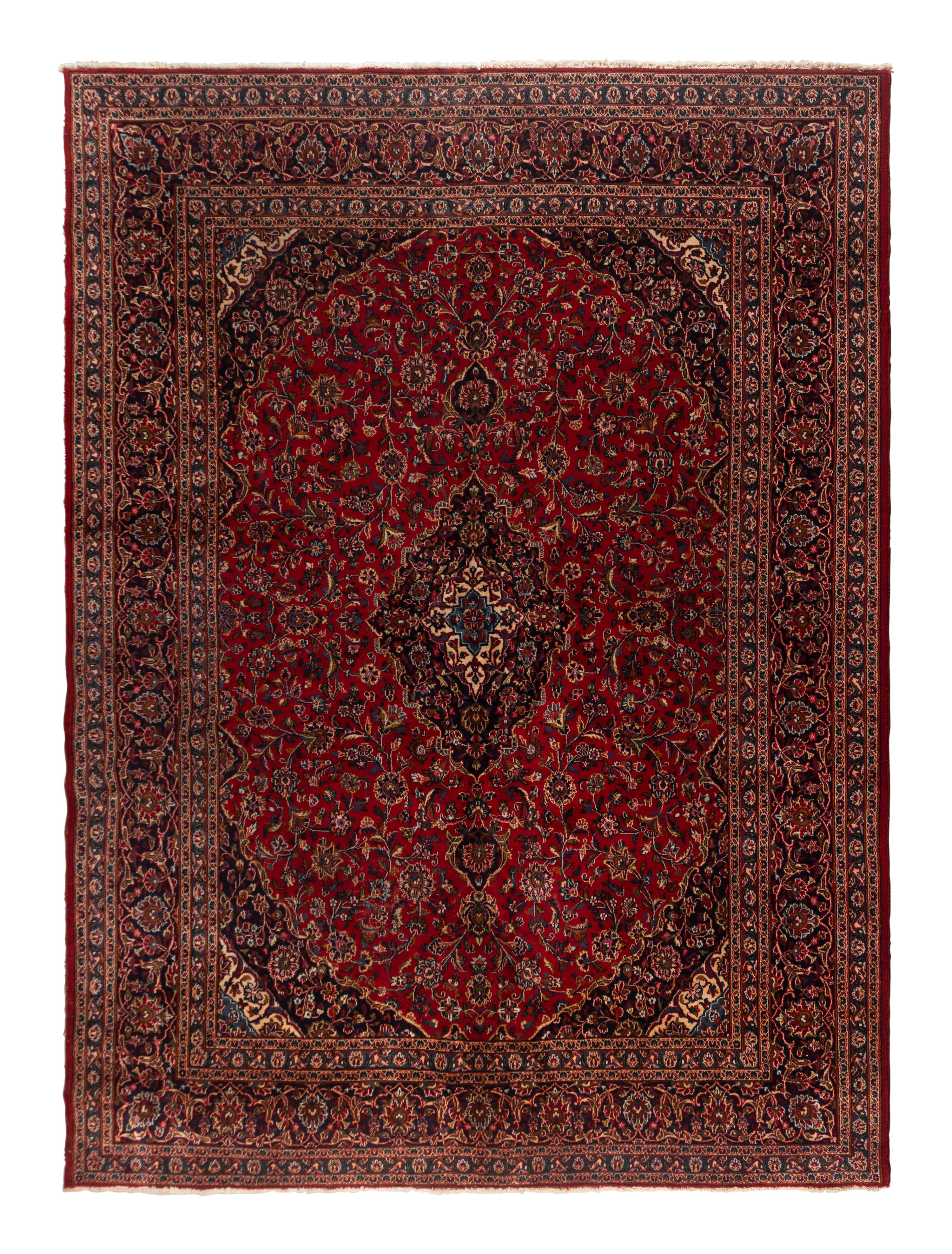 A Kashan Wool Rug