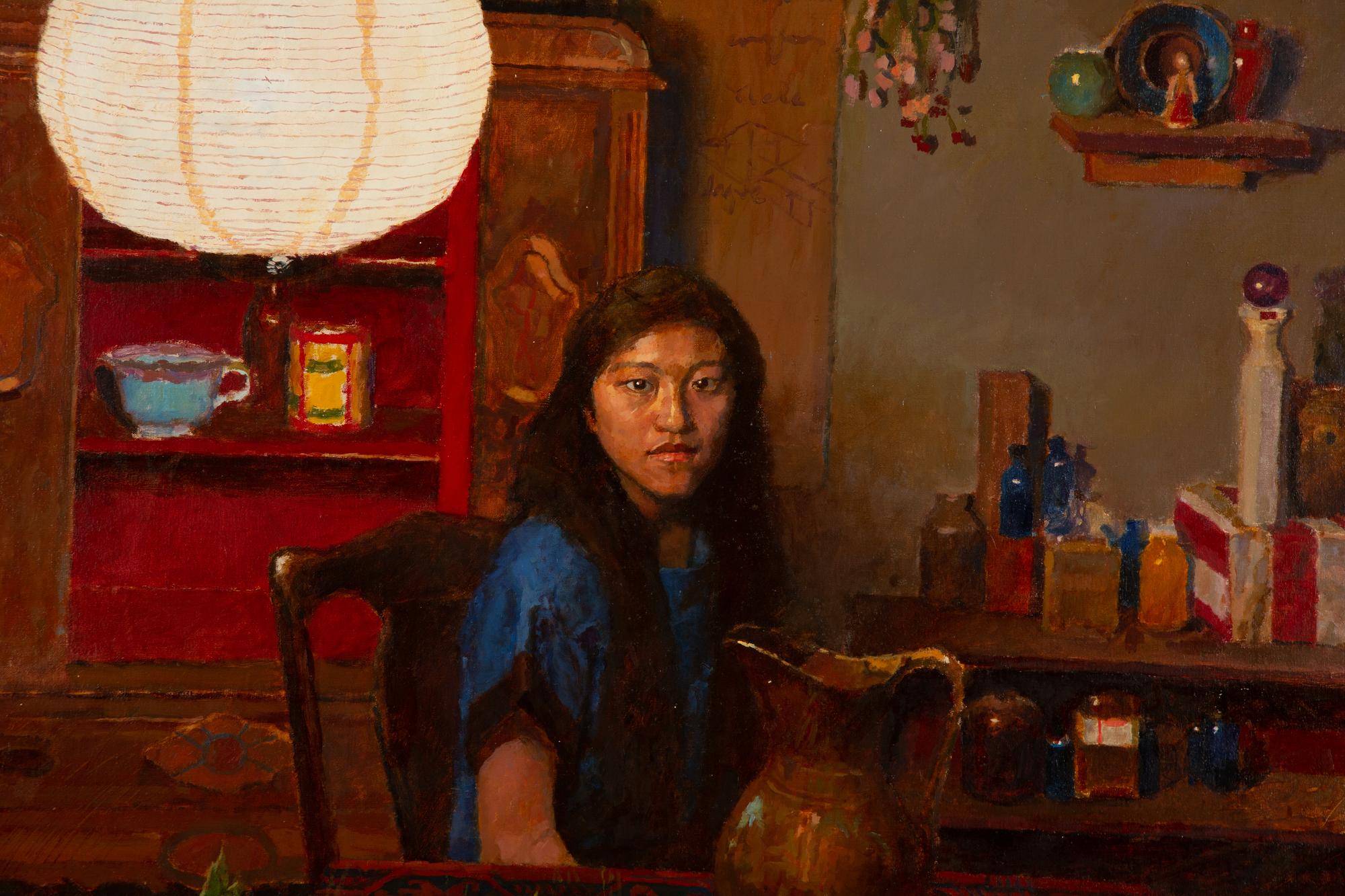 Untitled 'Female Seated at a Table'