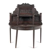 A Continental Carved Oak Serving Table