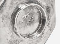 A George III sterling silver salver, John Carter II, London, 1769, and a small Irish George II sterling silver tray, Dublin, 1730