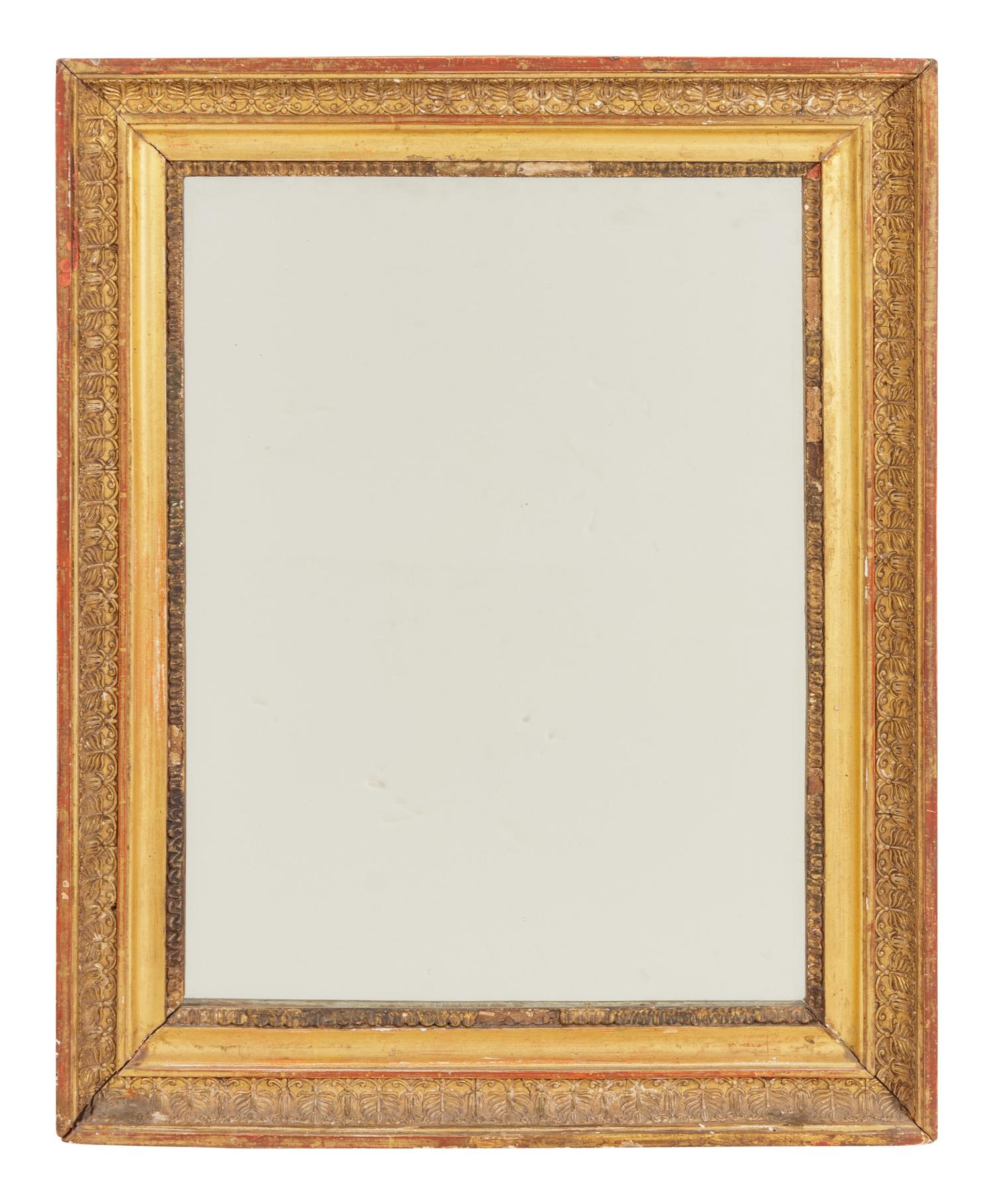 An Empire Giltwood Mirror
