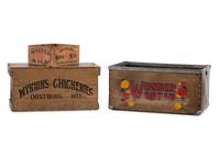Three Advertising Crates