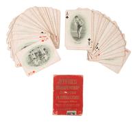 [AFRICAN AMERICANA] -- [SPORTS]. Jeffries Championship Souvenir Playing Cards . Los Angeles, CA: W.P. Jeffries Co., 1909.