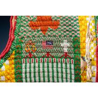 Northern Plains Beaded Hide Vest, with Boy Scout Imagery