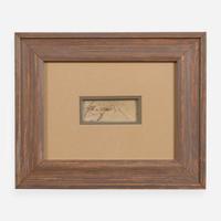 [Declaration of Independence] [Pennsylvania] Taylor, George Cut Signature
