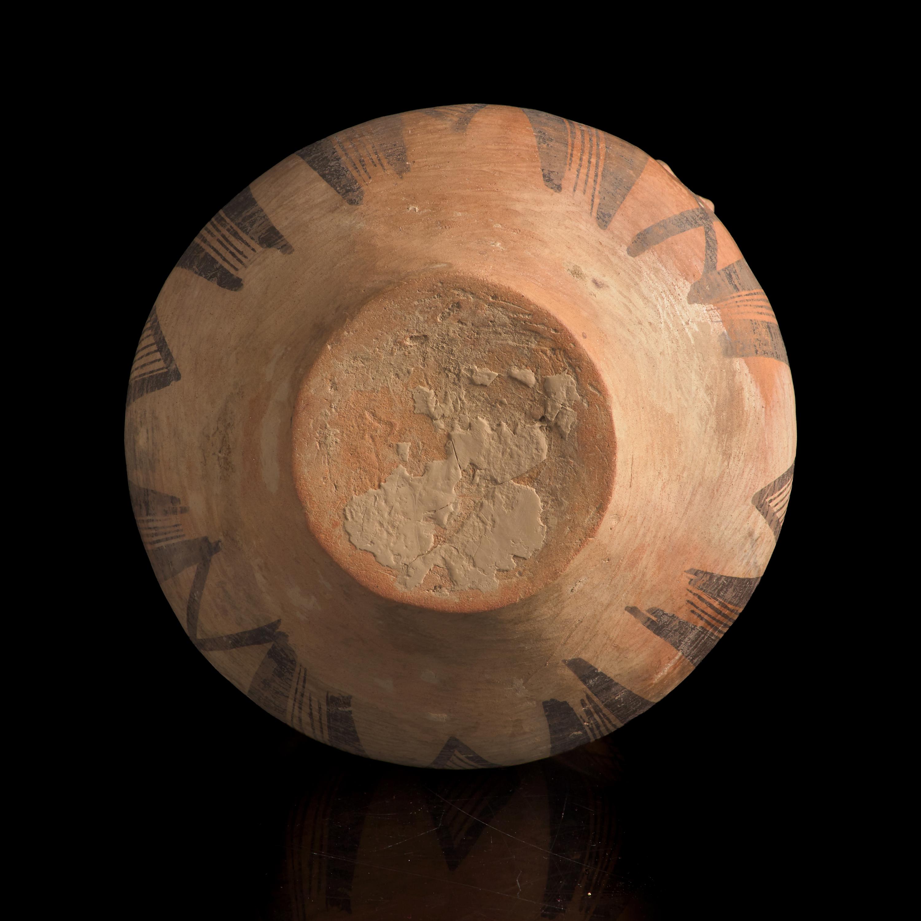 A Chinese Neolithic Painted Pottery Jar, Majiayao Culture, Machang Type — 馬家窯文化（馬廠類型）彩陶雙耳罐