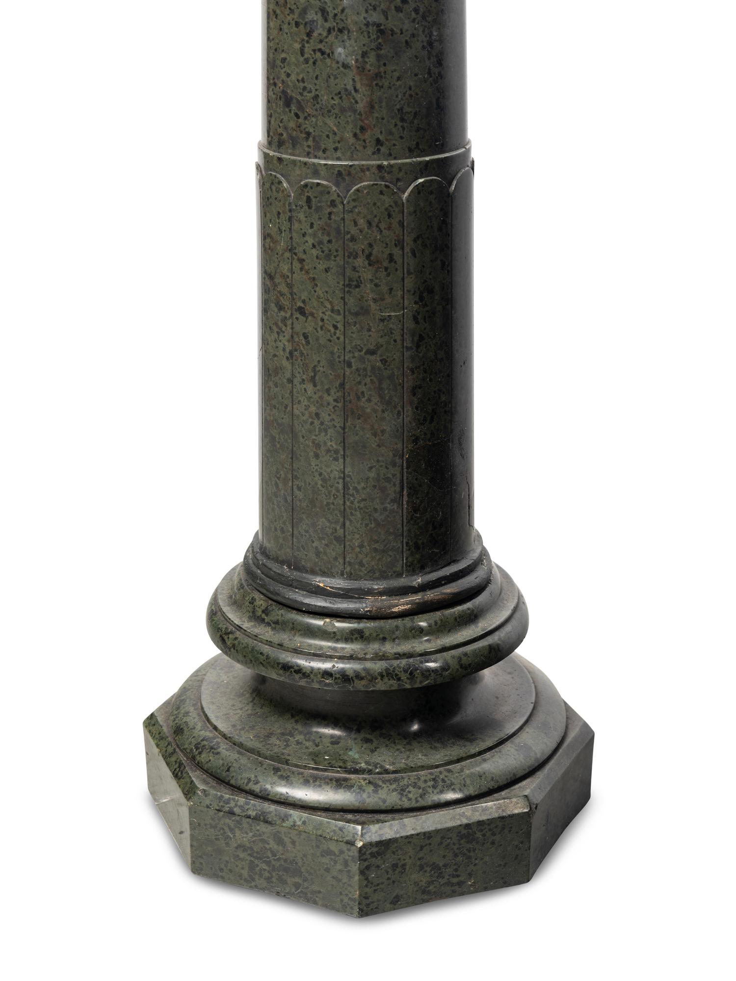 A Continental Marble Pedestal