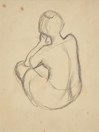 Three Works: The Smoker; together with Two Sketches of a Nude (3)