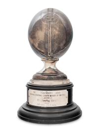 Mike Ditka's 1961 Marlboro Award NFL Rookie of the Year Trophy Formerly Displayed at Mike Ditka's Restaurant