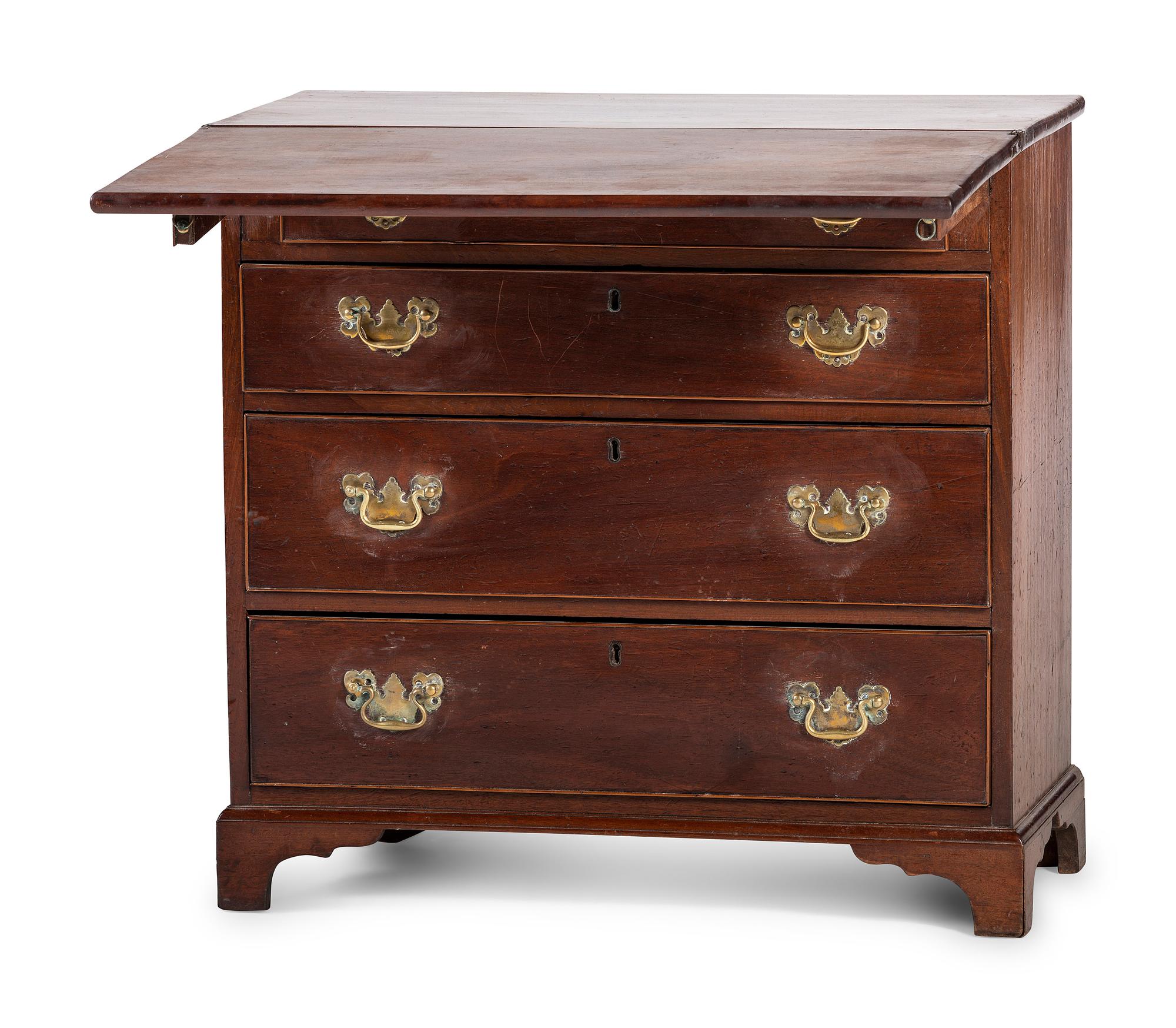 An English Mahogany Bachelor's Chest
