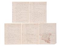 [AUTHORS] -- [PUBLISHERS]. A group of 14 autographs, including Gilbert CANNAN (1884-1955) and Owen DAVIS (1874-1956).