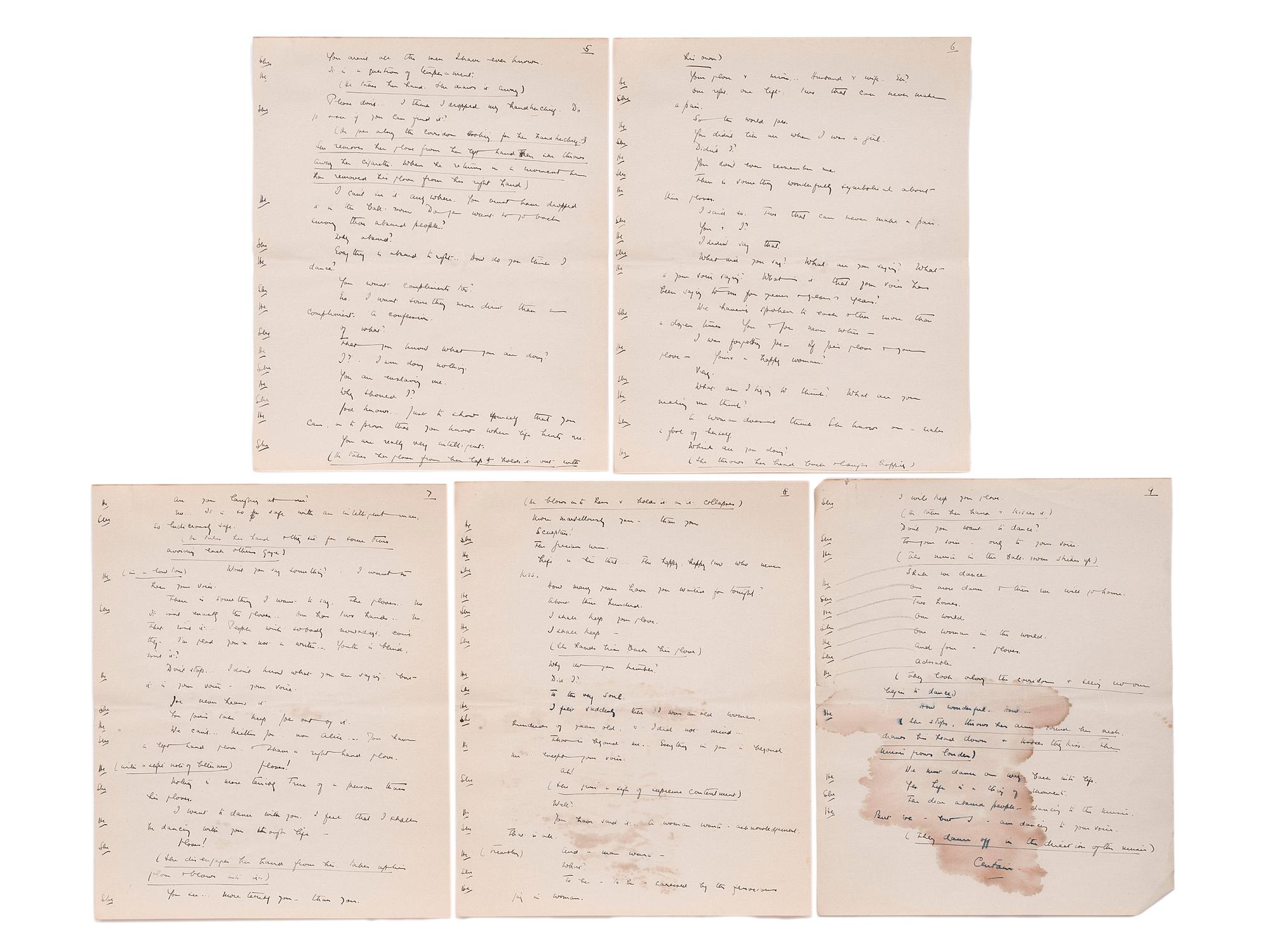 [AUTHORS] -- [PUBLISHERS]. A group of 14 autographs, including Gilbert CANNAN (1884-1955) and Owen DAVIS (1874-1956).