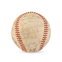 A 1968 St. Louis Cardinals Team Signed Autograph Baseball (Beckett Authentication Services Letter of Authenticity)
