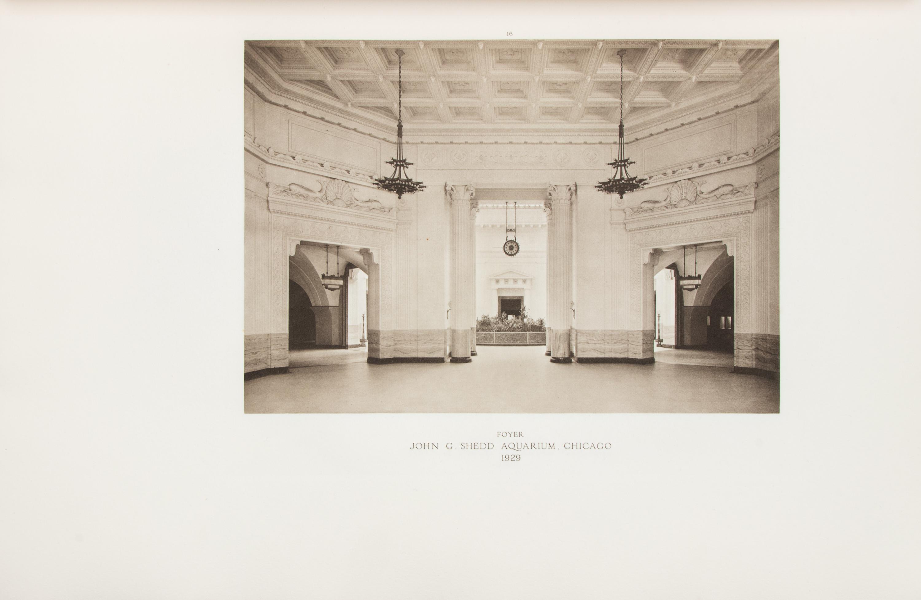 [GRAHAM ANDERSON PROBST & WHITE]. The Architectural Work of Graham Anderson Probst & White Chicago and their Predecessors D.H. Burnham & Co. and Graham Burnham & Co . London: Privately published by B.T. Batsford Ltd, 1933.