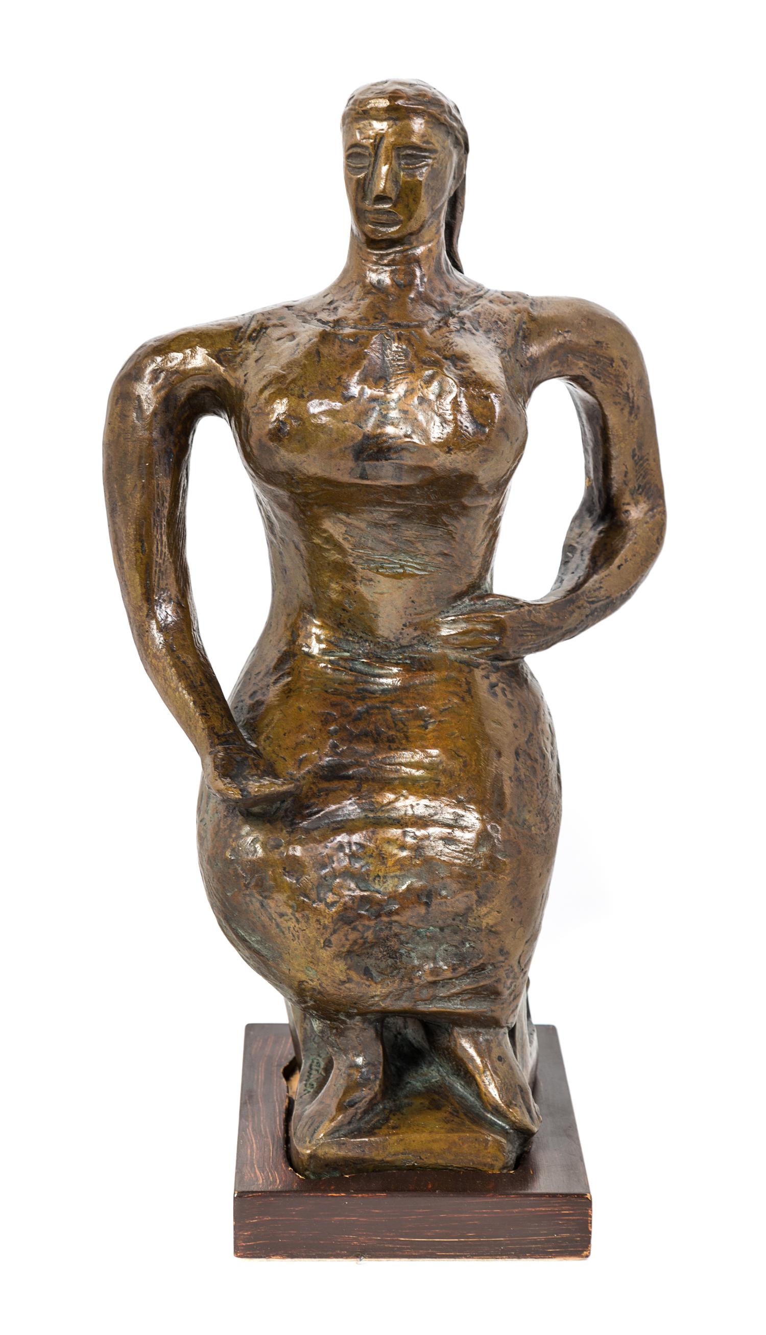 Abbott Pattison, (American, 1916-1999), Untitled (Seated Woman)