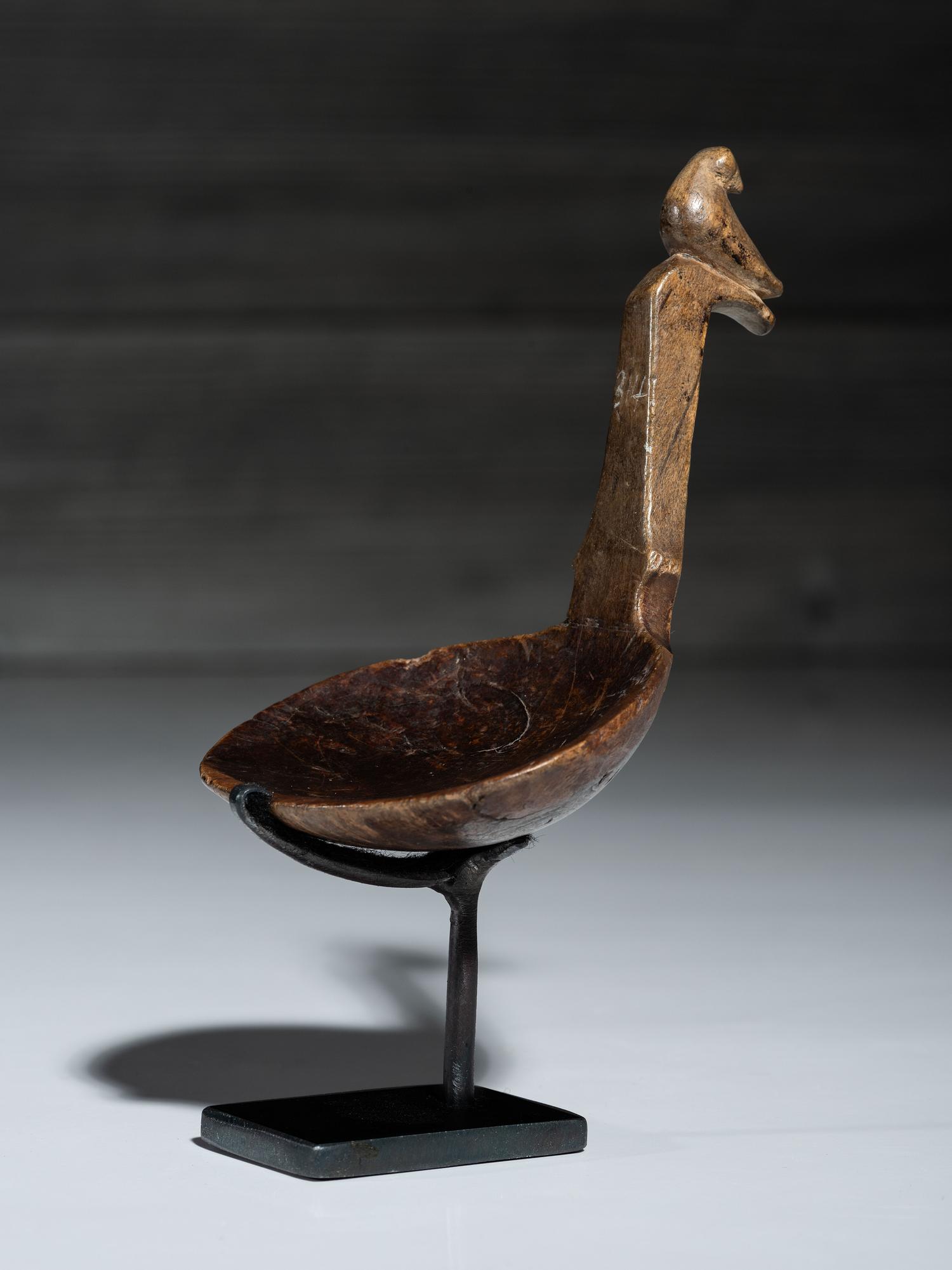 Eastern Woodlands Carved Effigy Ladle
