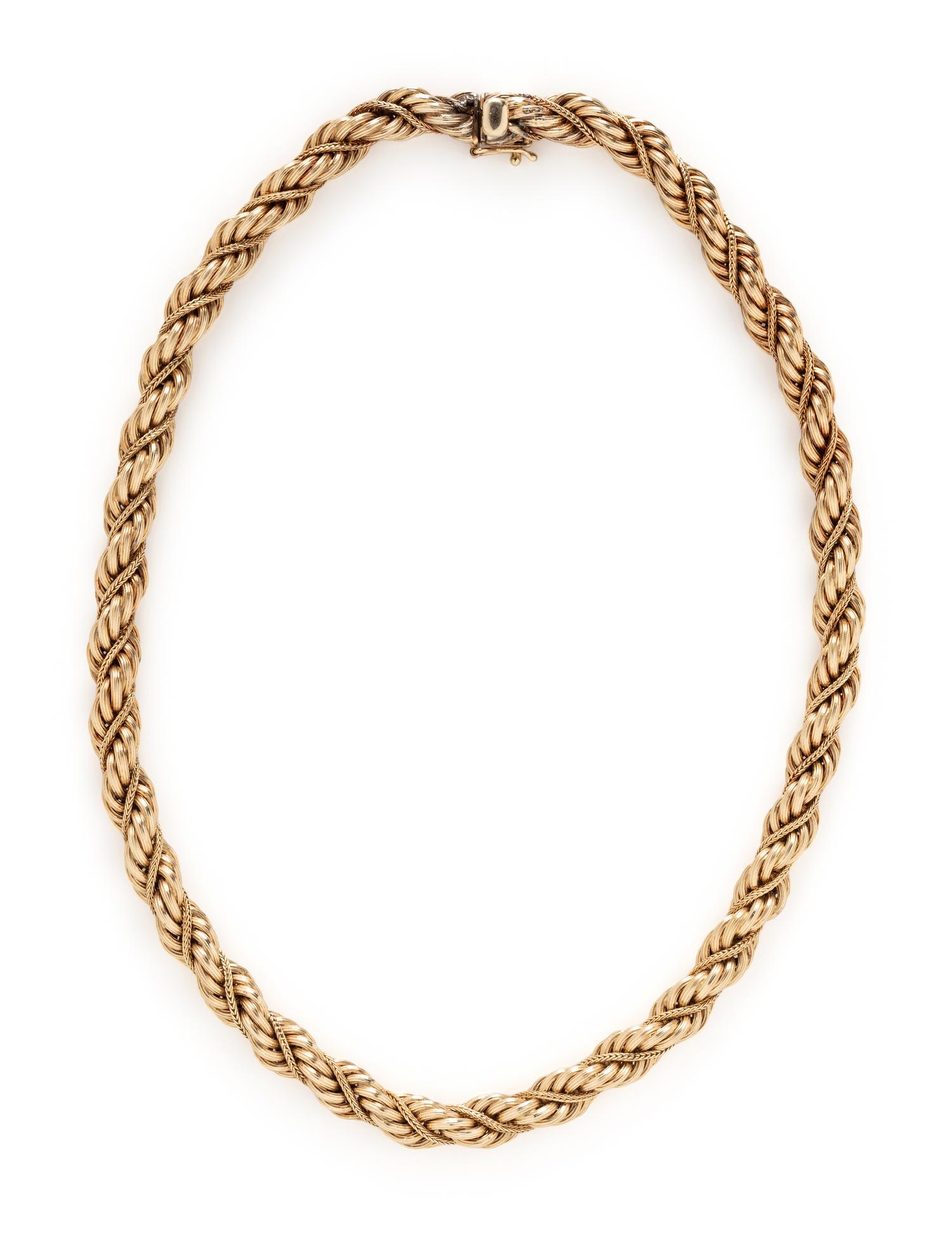 YELLOW GOLD NECKLACE
