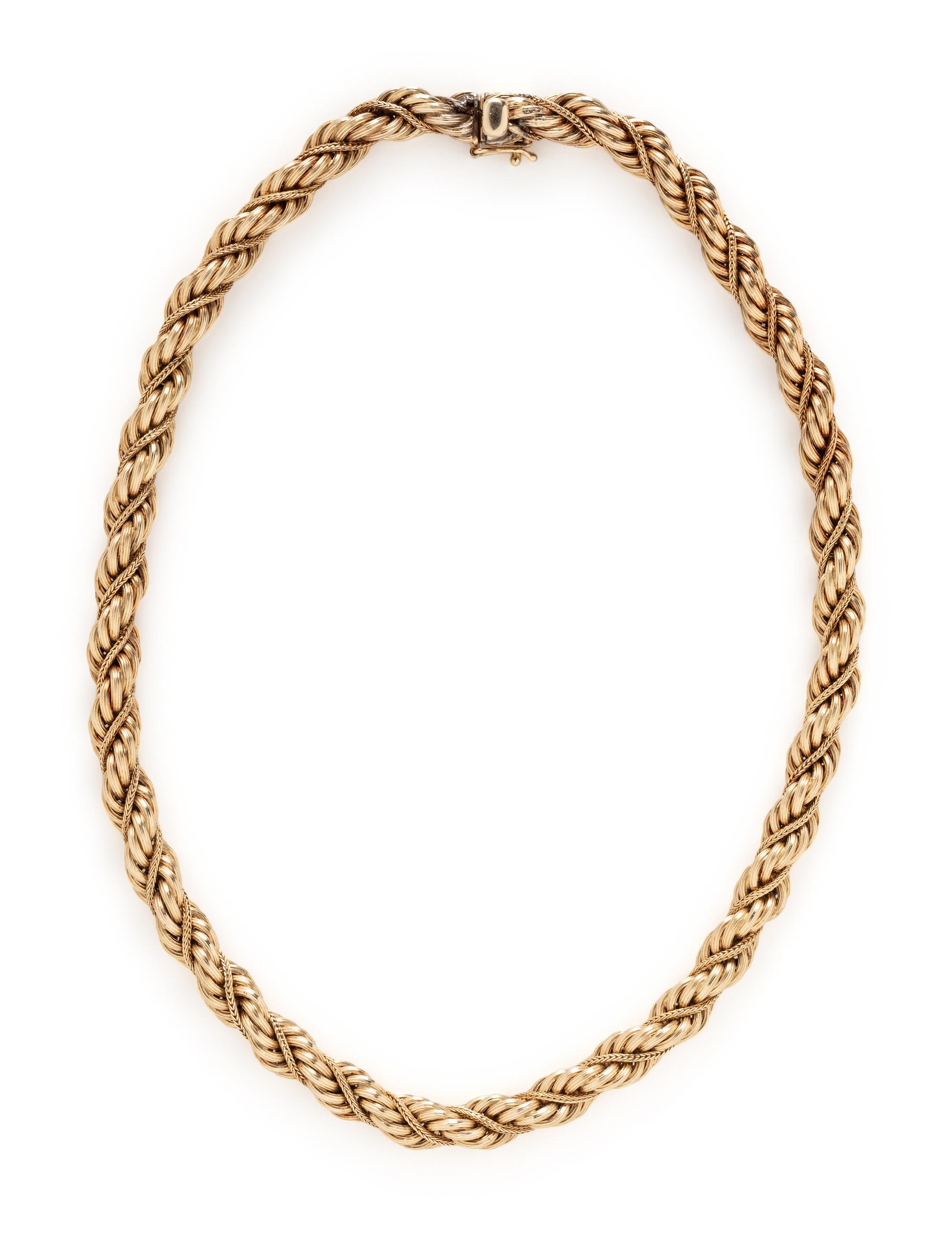 YELLOW GOLD NECKLACE
