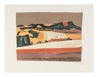A Group of Four Prints ( Untitled Blue Landscape; Paysage; Nature Morte; Cortablon) , 1969