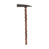 Iron Spike Axe, with Twisted Handle