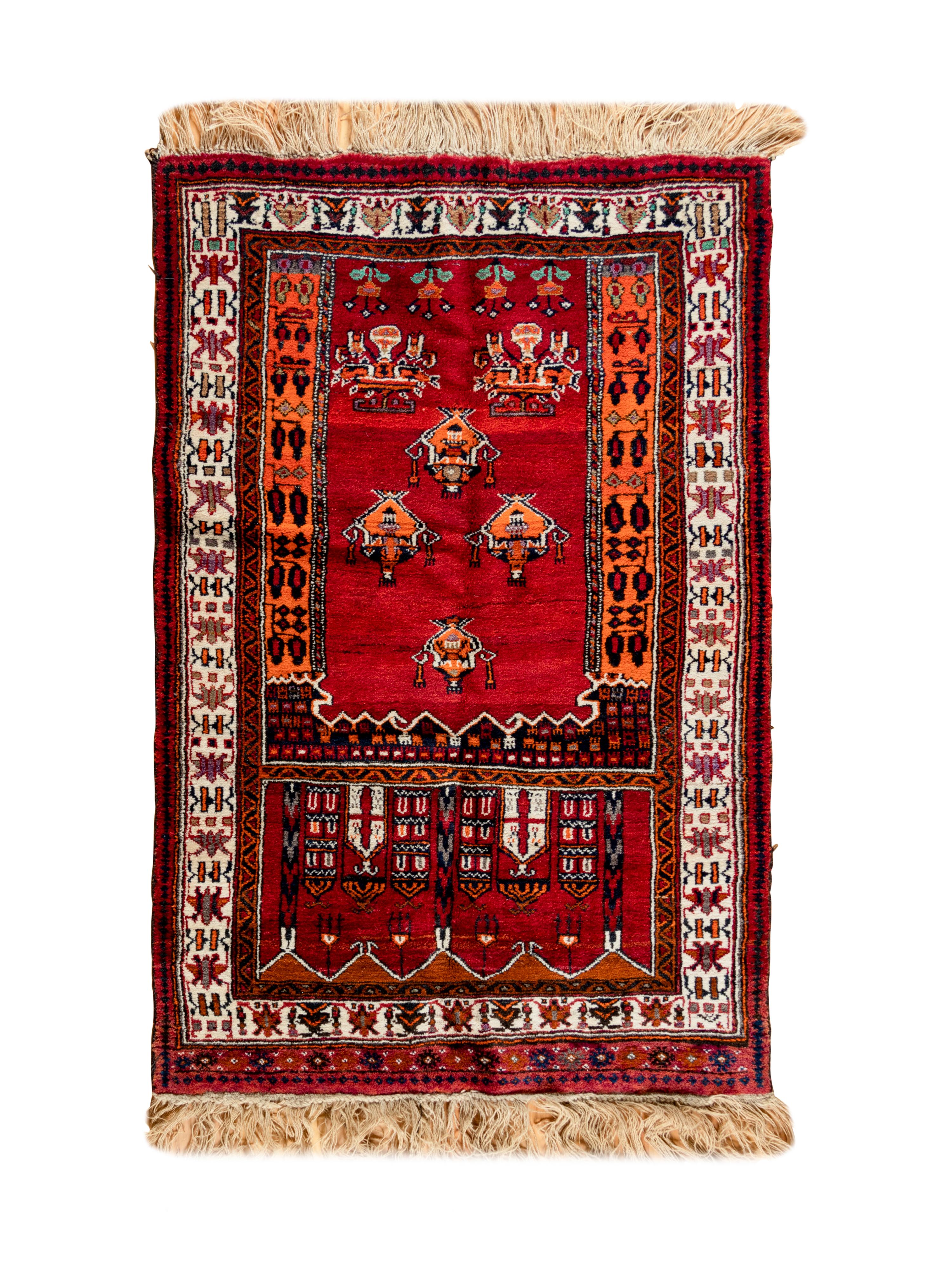 A Turkish Wool Prayer Rug