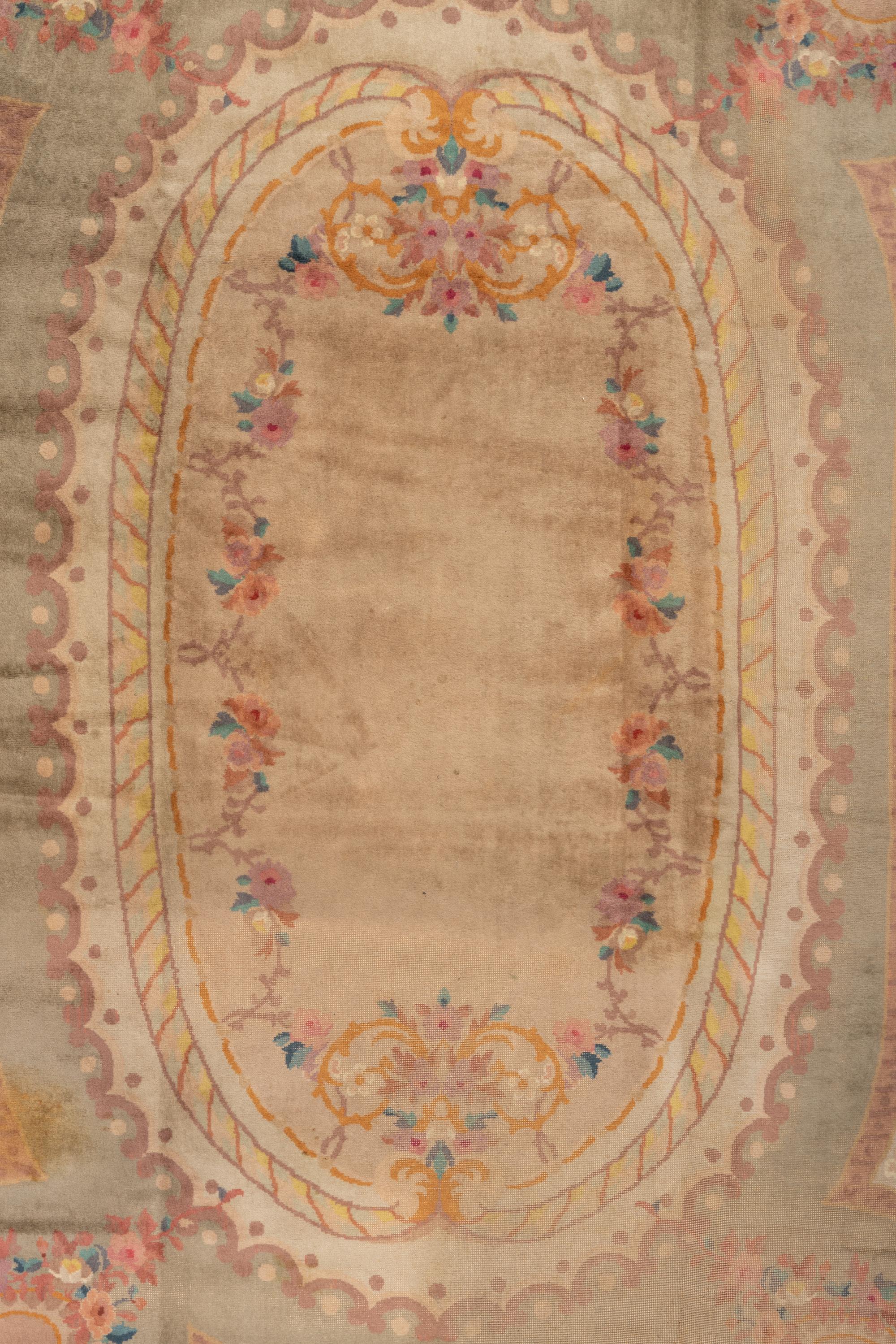 An Aubusson Style Wool Rug