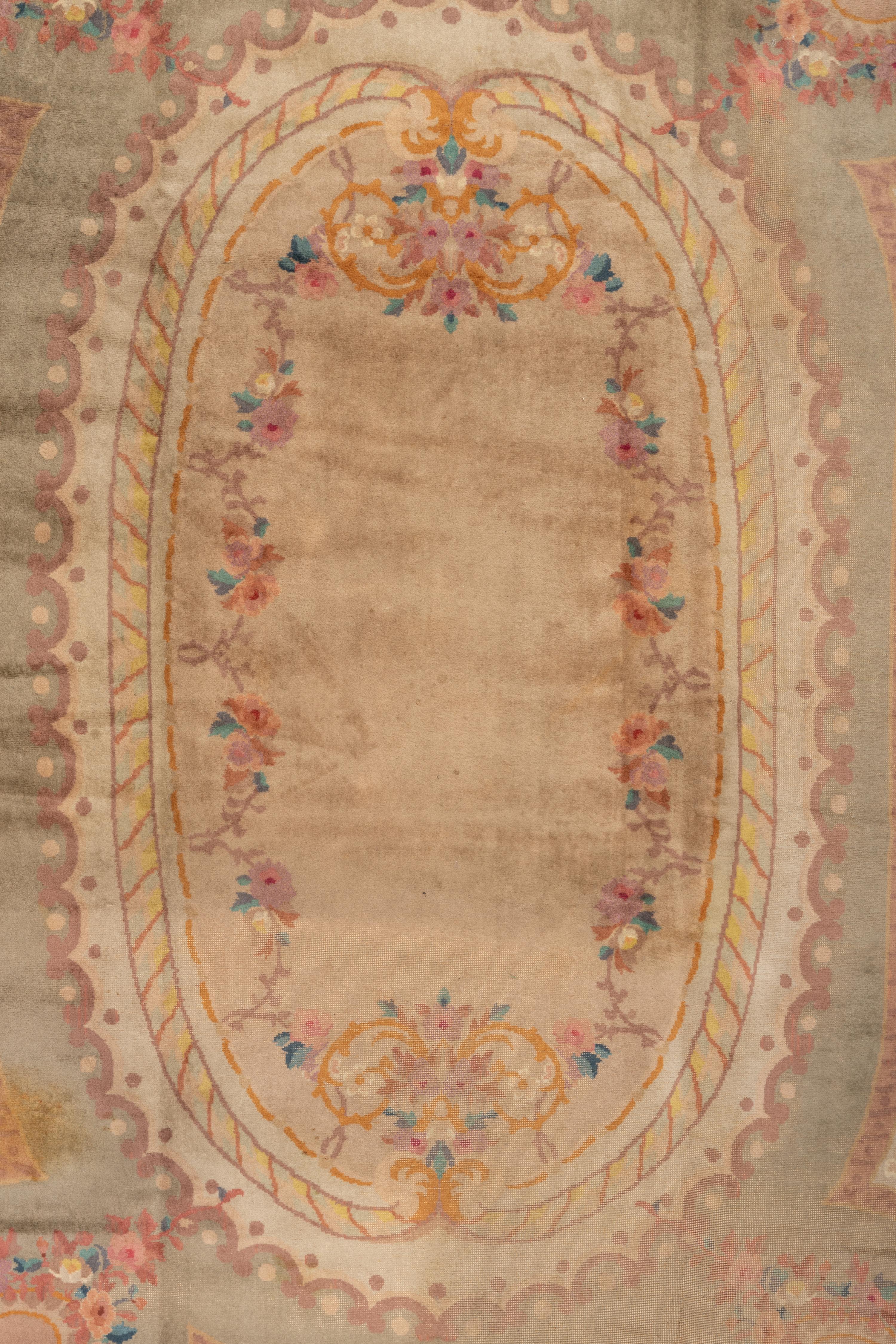 An Aubusson Style Wool Rug
