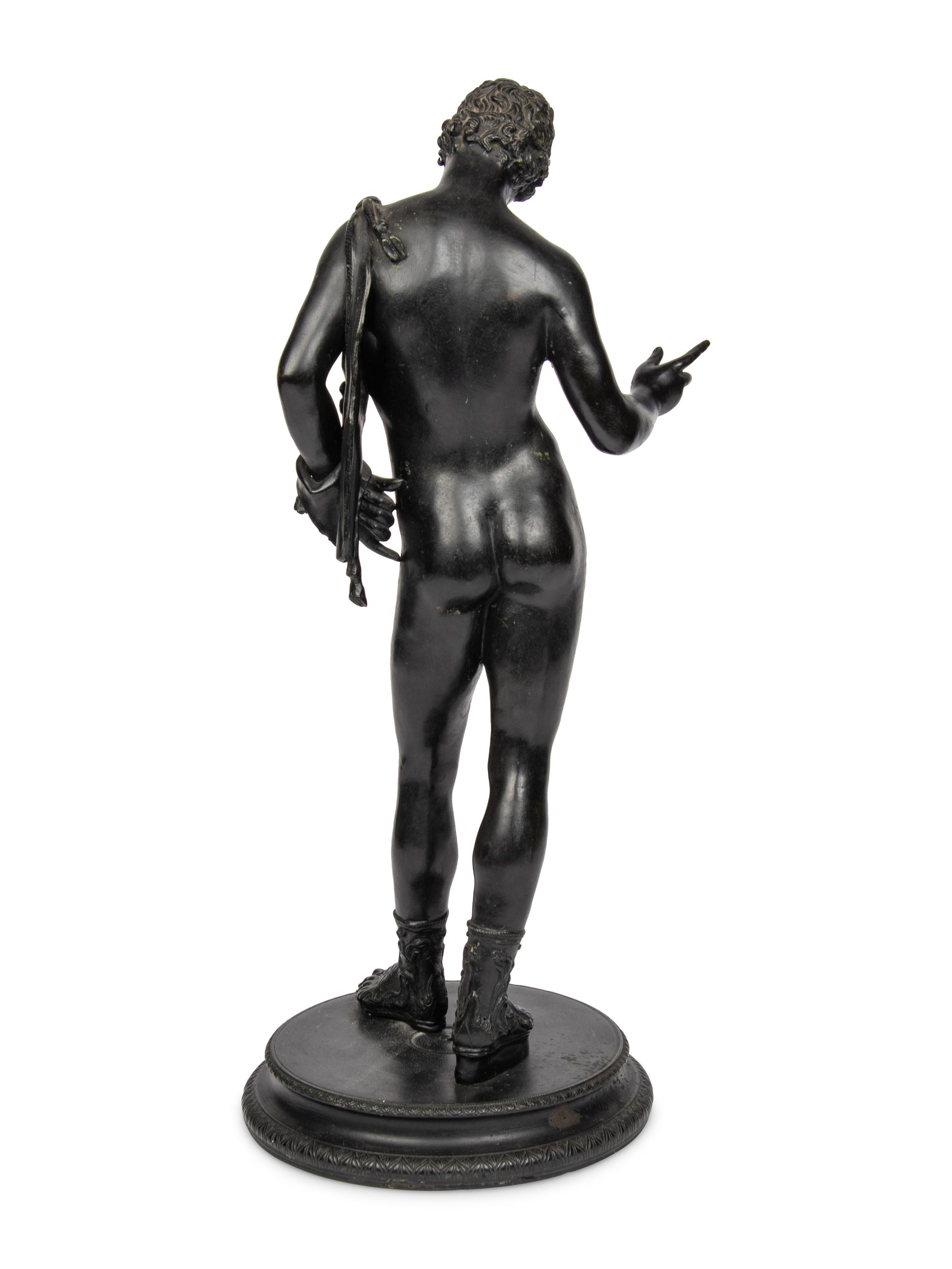 A Grand Tour Bronze of Narcissus