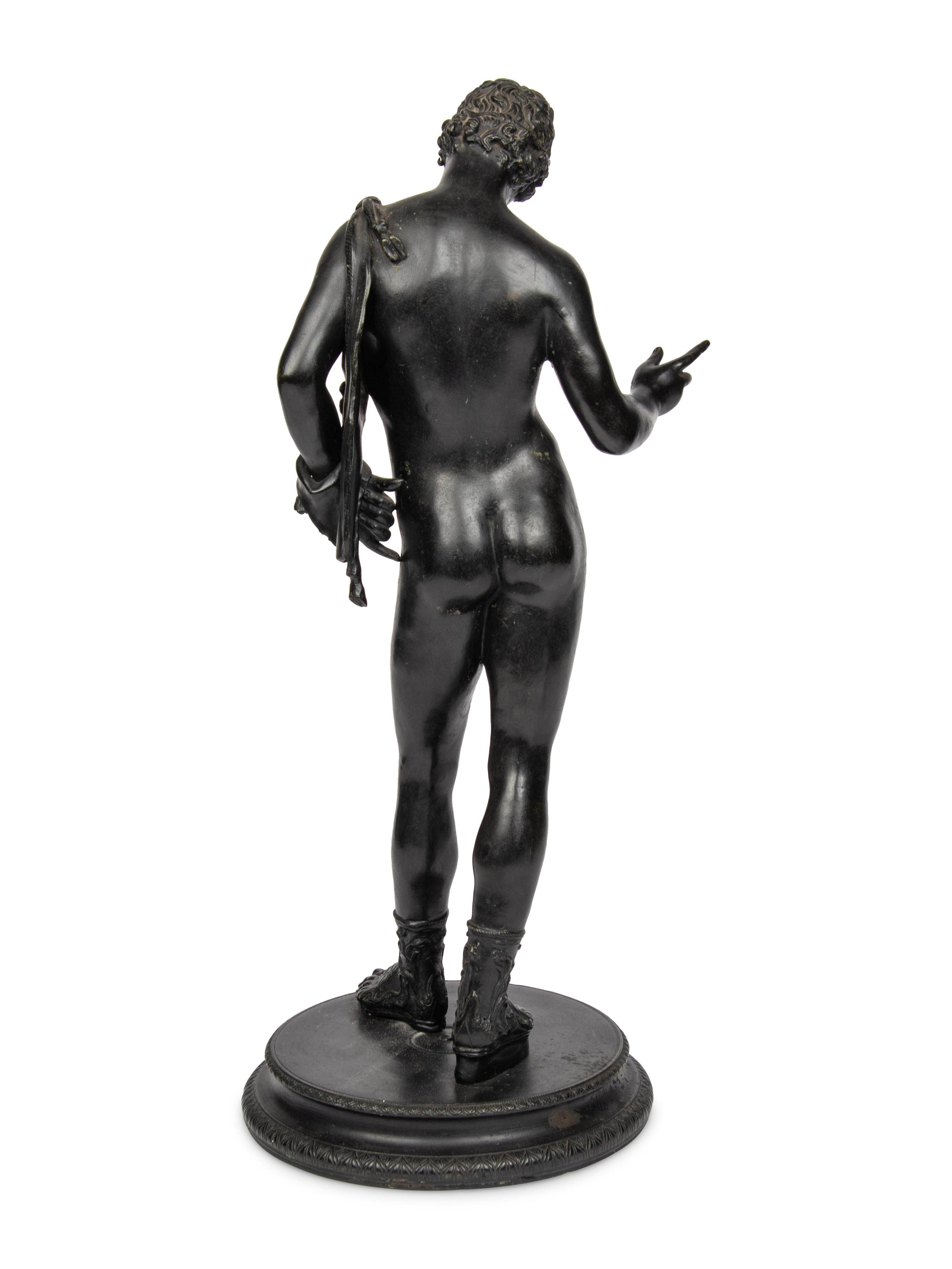 A Grand Tour Bronze of Narcissus