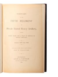 [CIVIL WAR - NEW ENGLAND]. A group of regimental histories and soldiers' memoirs from Connecticut, New Hampshire, and Rhode Island, comprising: