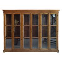 A Pine Library Cabinet 118.5" W x 21" D x 93" H — Italy, Circa 1910