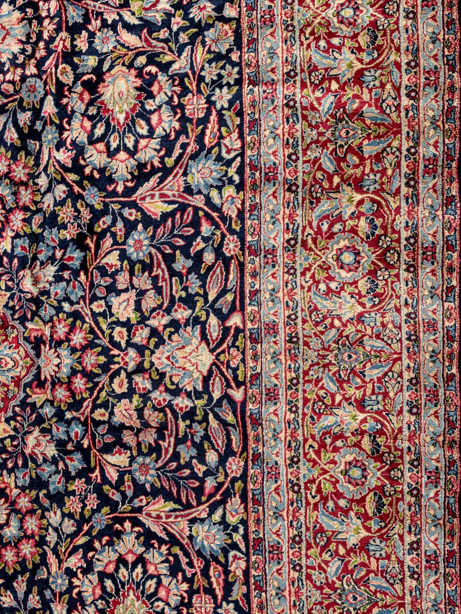 A Kirman Wool Rug