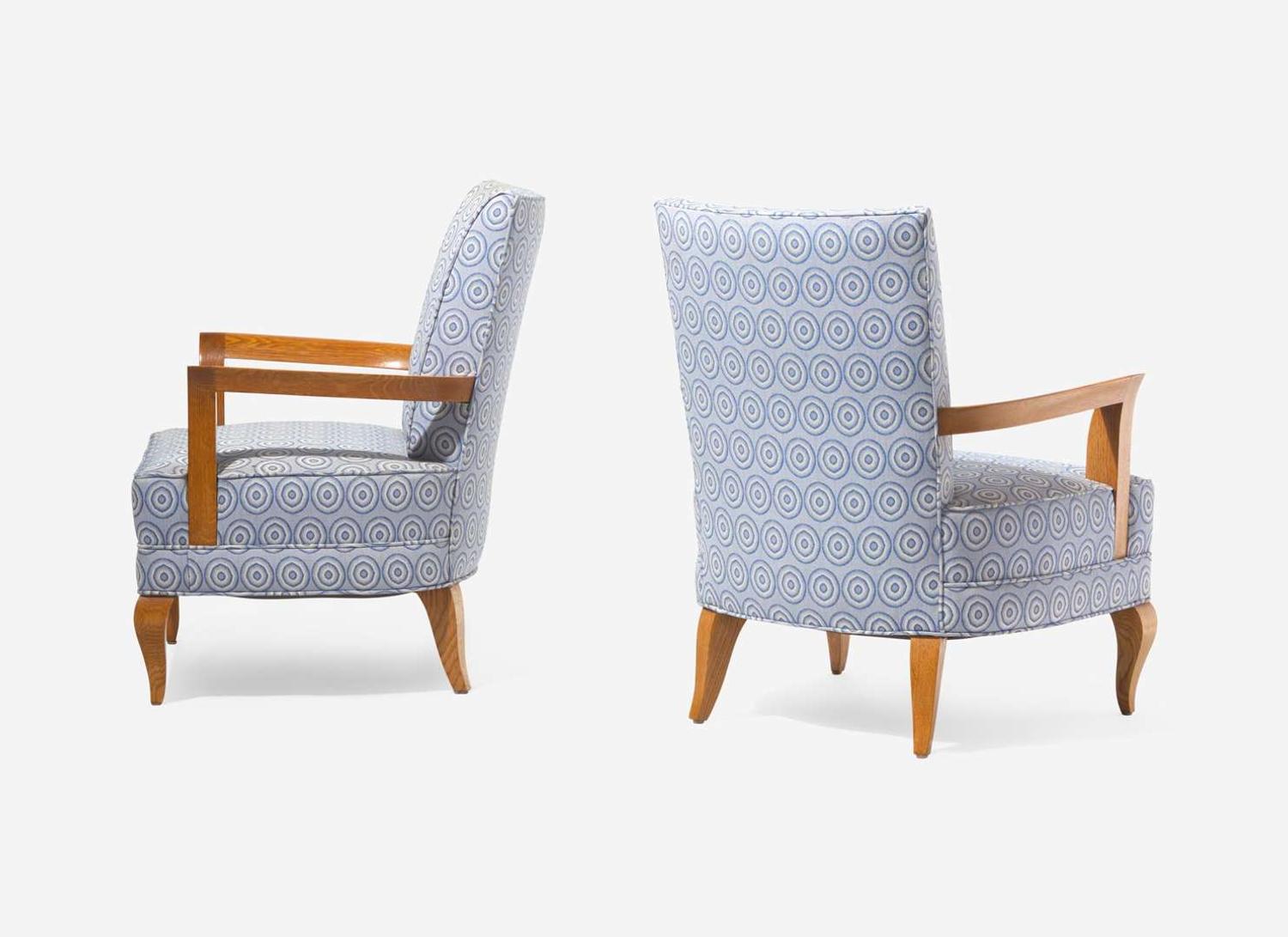Jean Pascaud, Pair of Armchairs