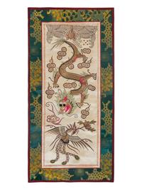 Nine Chinese Embroidered Silk Articles