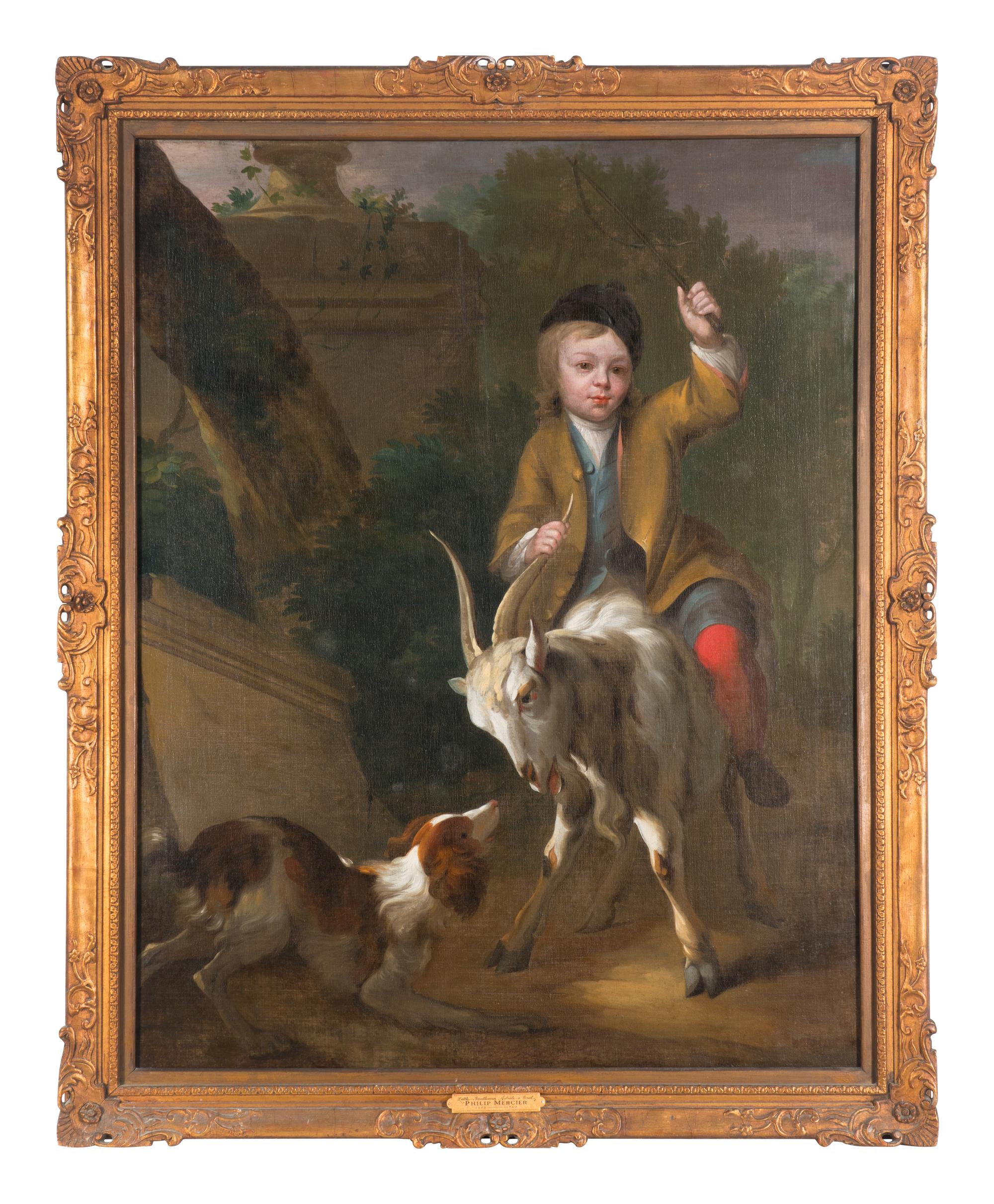 Boy Astride a Goat