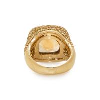 SONIA B., CITRINE, DIAMOND AND YELLOW SAPPHIRE SET