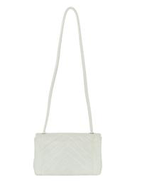Chanel Chevron Envelope Bag in White Lambskin