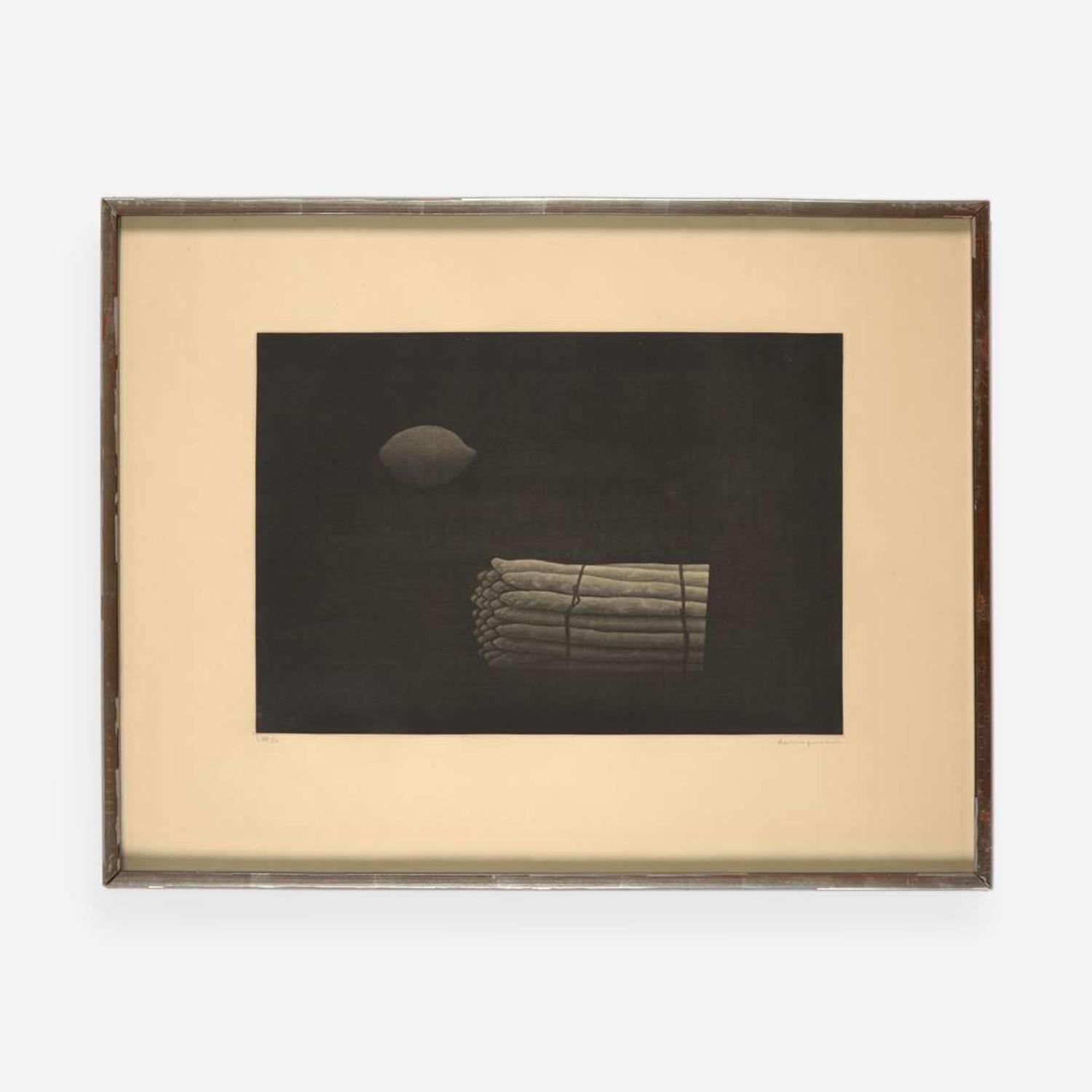 Yozo Hamaguchi (Japanese, 1909-2000) Asparagus & Tricot