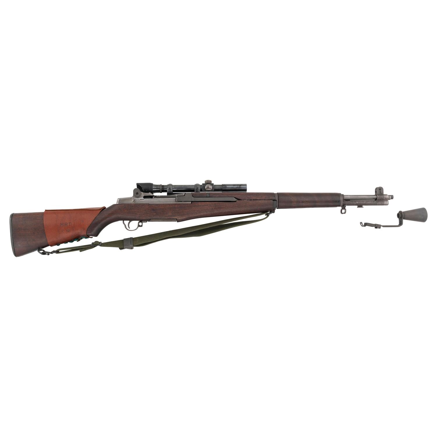 **Springfield Armory M1C Garand Sniper Rifle Rebuilt 1953 with M82 Scope